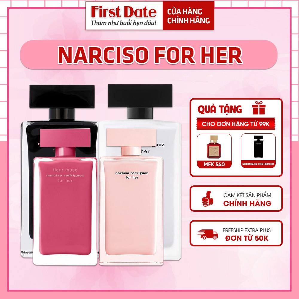 Nước hoa nữ Narciso For Her 4 mùi - Những câu chuyện tình yêu - First Date