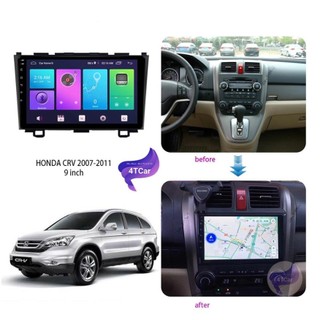 Mặt dưỡng lắp màn android HONDA CRV 2007 - 2011 9 inch