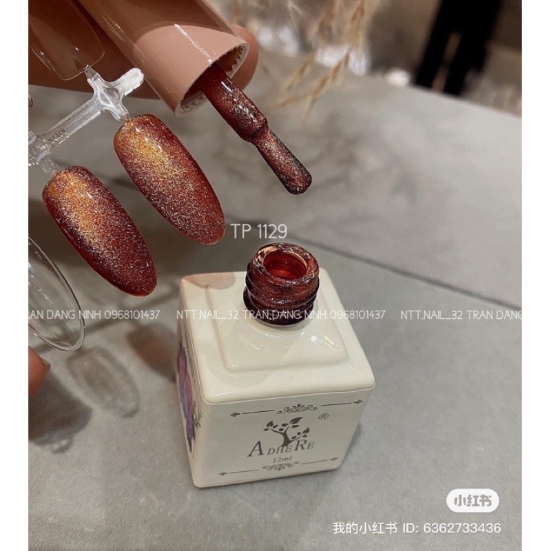 Sơn Gel mắt mèo chai hoa tone màu mới