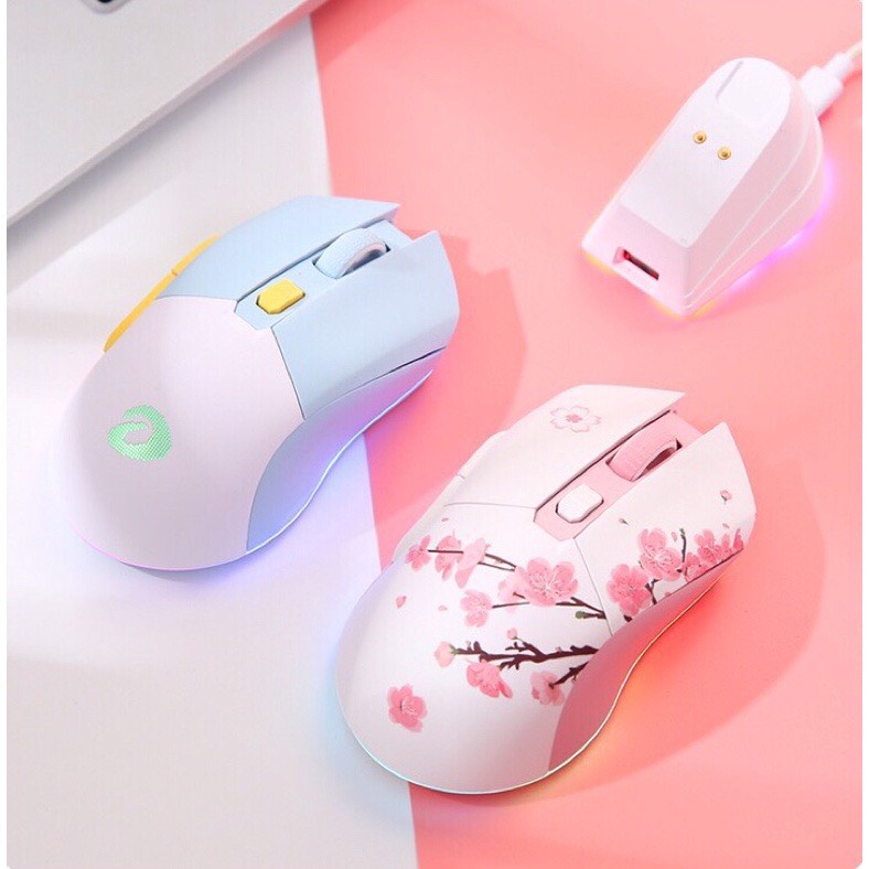 Chuột không dây gaming EM901X RGB cao cấp siêu bền kết nối wireless 2.4g DareU Bexal DU07