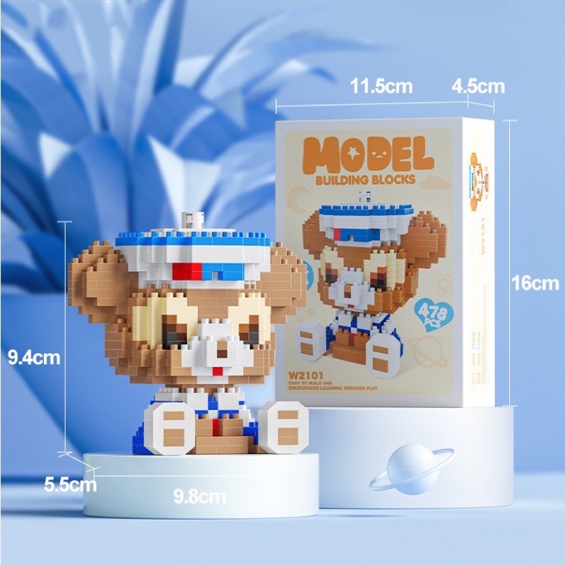 Mô hình lắp ráp hoạt hình cho bé