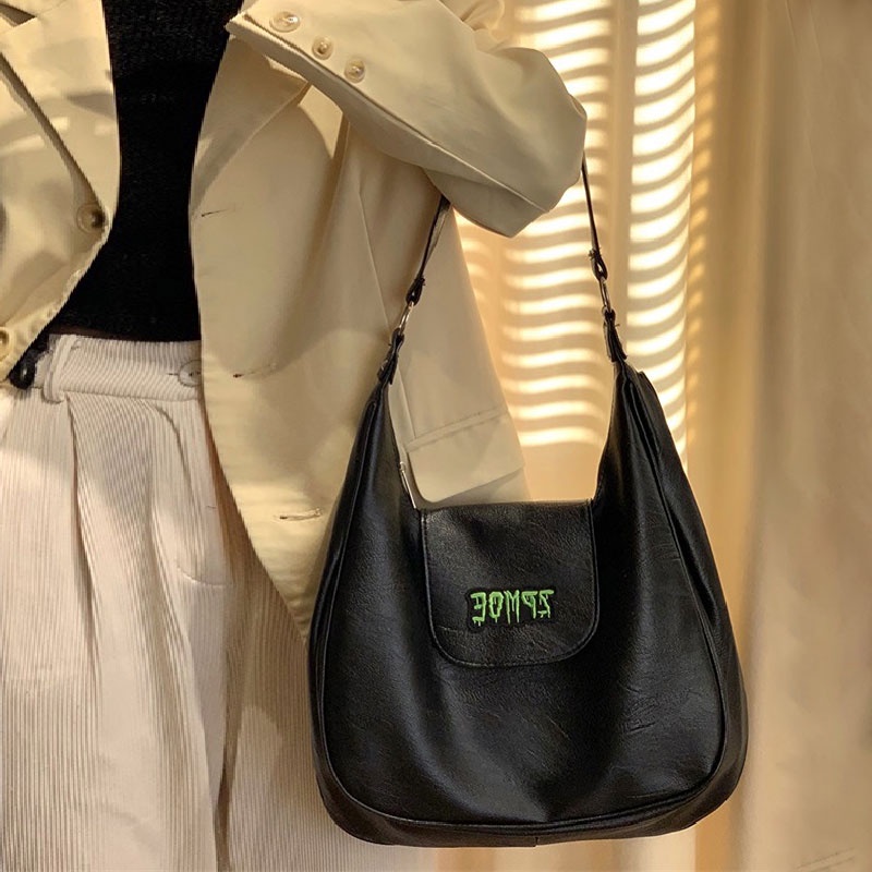 Mischa Túi Xách Da PU Màu Trơn Cỡ Lớn Thời Trang Cho Học Sinh