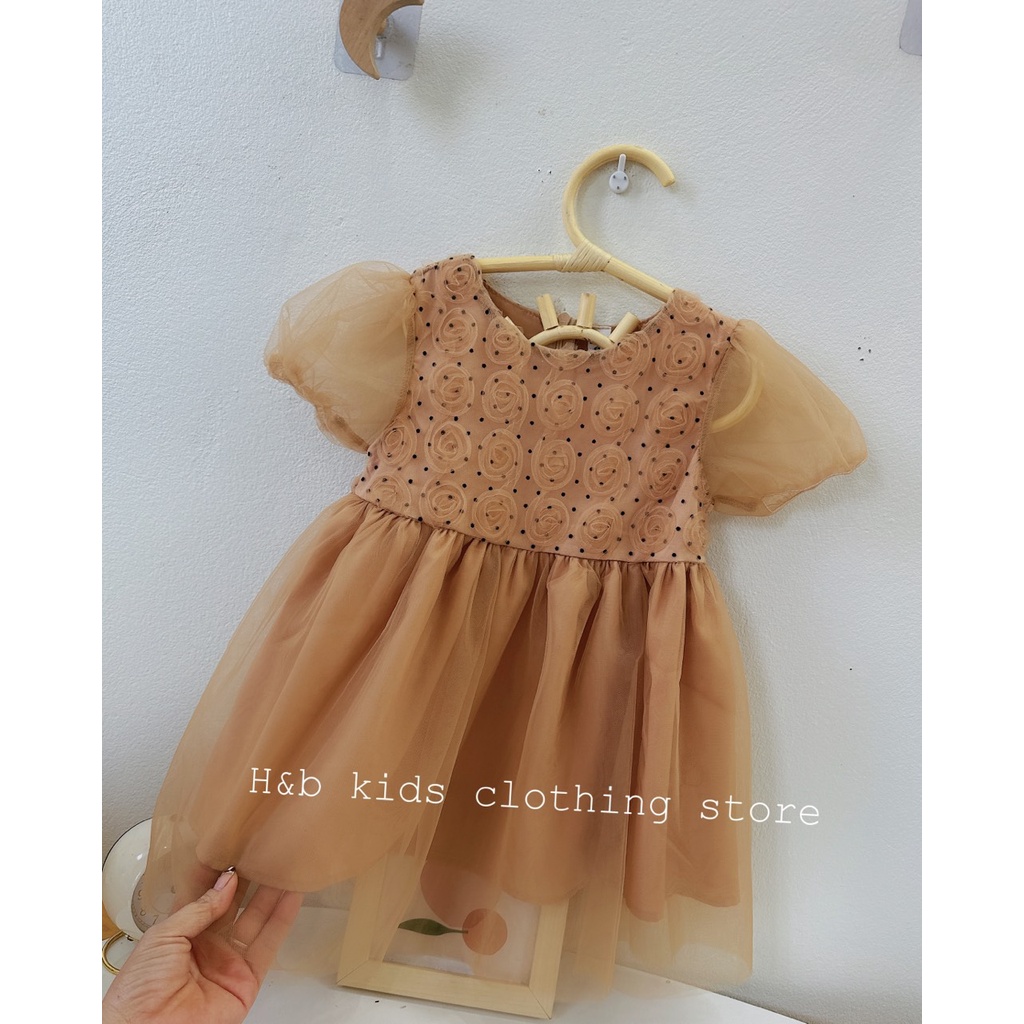 Váy 2 dây công chúa cầu vồng cực hot cho bé gái 8-20kg, váy cầu vồng hot tream 2023