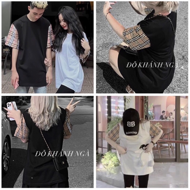 Áo Thun Tay Lỡ Kẻ Vàng BBR ❤ Áo Phông Cotton Dáng Rộng Nam Nữ Hot 2023