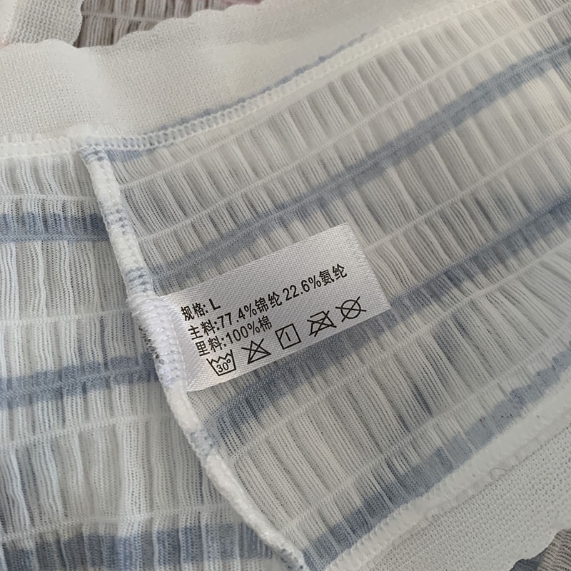 Cutebyte Quần Lót Ren Mềm Mại Co Giãn Thoáng Khí In Họa Tiết Cầu Vồng Tương Phản Kiểu Nhật Bản Dễ Thương Cho Nữ L-XL