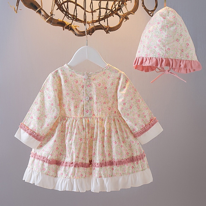 Đầm Lolita Phong Cách Hàn Quốc Xinh Xắn Cho Bé Gái