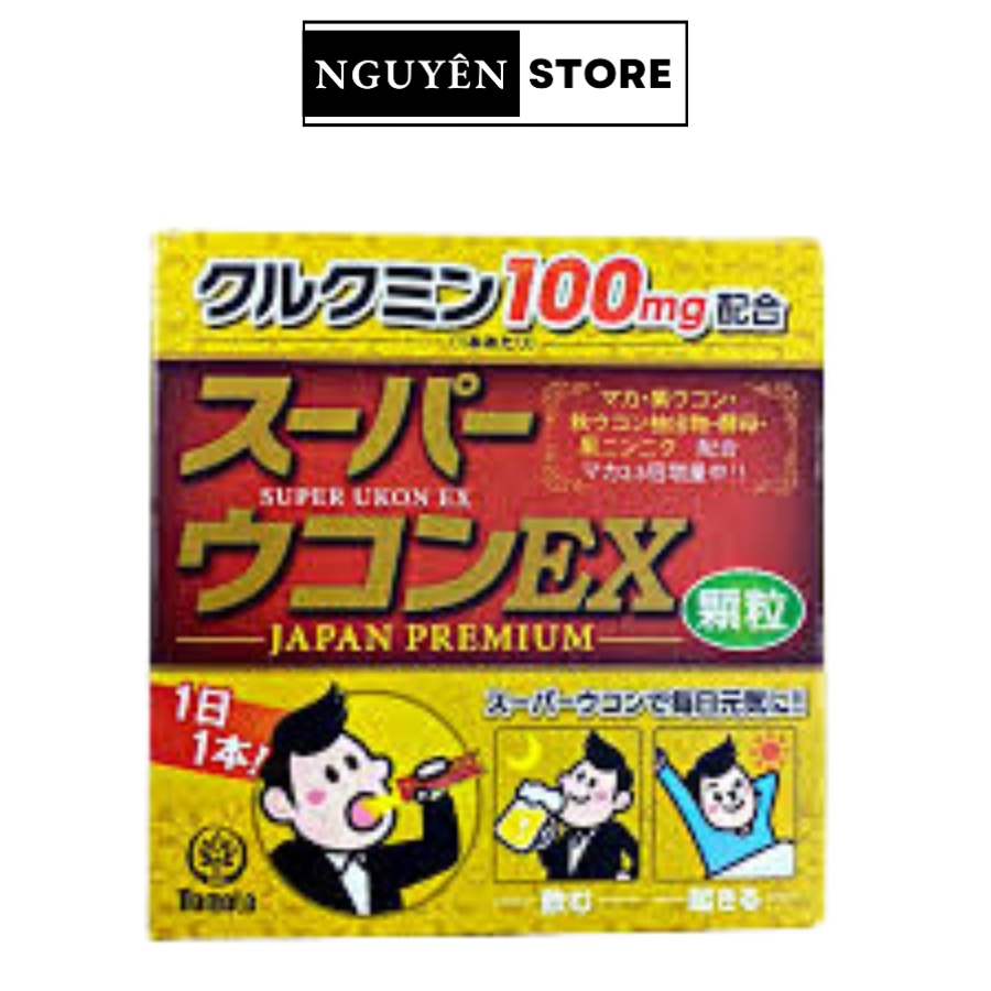 Bột giải rượu IKIMOTO Super Ukon Ex 30 gói nhật bản