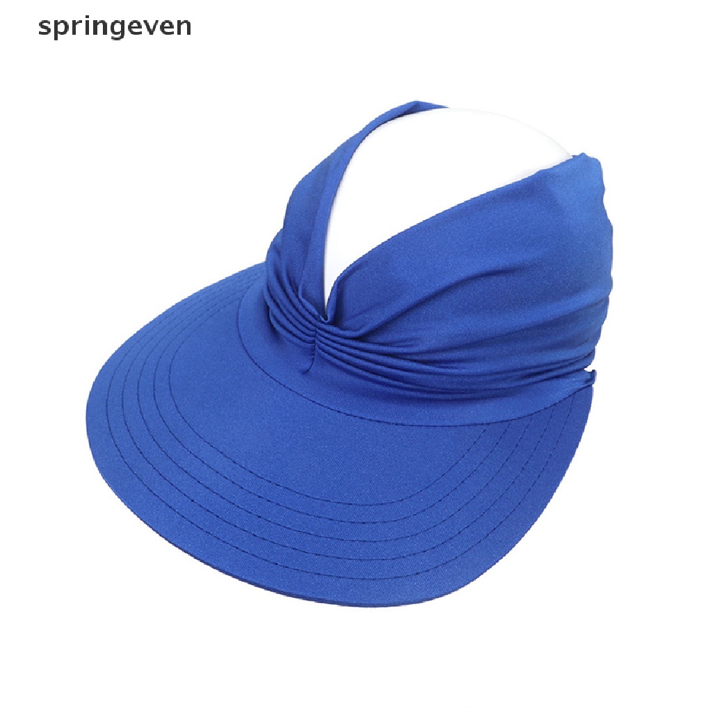 Mũ Rộng Vành Chống Tia Cực Tím Thiết Kế Đục Lỗ Chất Liệu Co Giãn Thời Trang Đi Biển Mùa Hè Cho Nữ