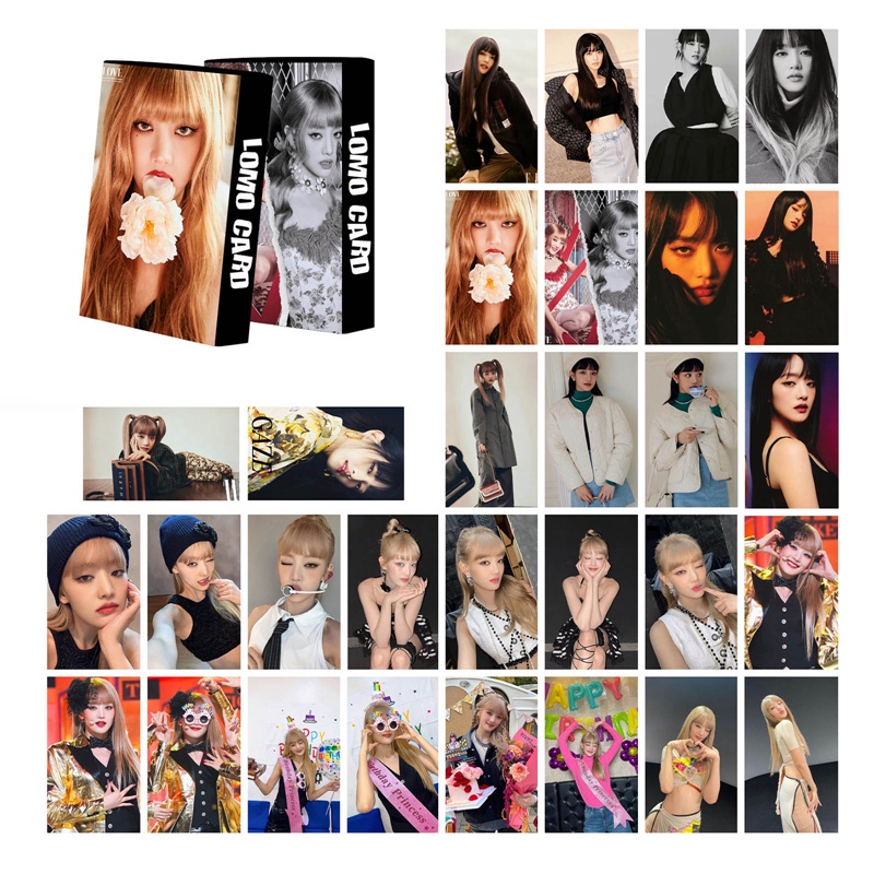 Set 30 Tấm Ảnh Lomo Card I-DLE Nxde TOMBOY Mi Yeon Minnie So-Yeon YUQI Shuhua