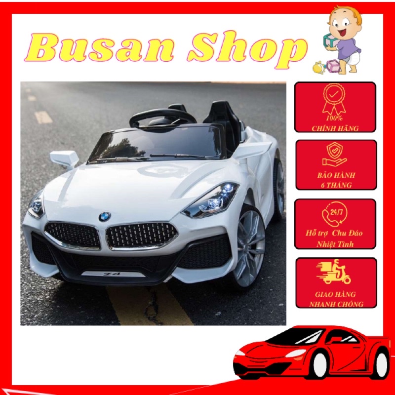 Xe Hơi Điện Cho Bé BMW Busan 119 Xe ô tô điện trẻ em có điều khiển từ xa và tự lái