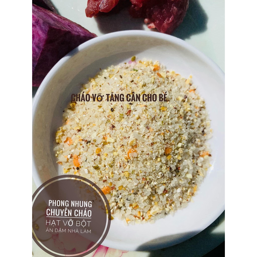 1kg Cháo hạt vỡ giành cho bé biến ăn,chậm tăng cân,cháo gạo vỡ thô cho bé ăn thơm ngon.