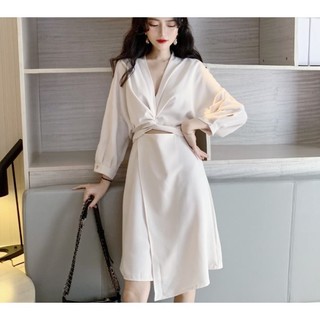 (ORDER) Váy liền cut eo sang chảnh