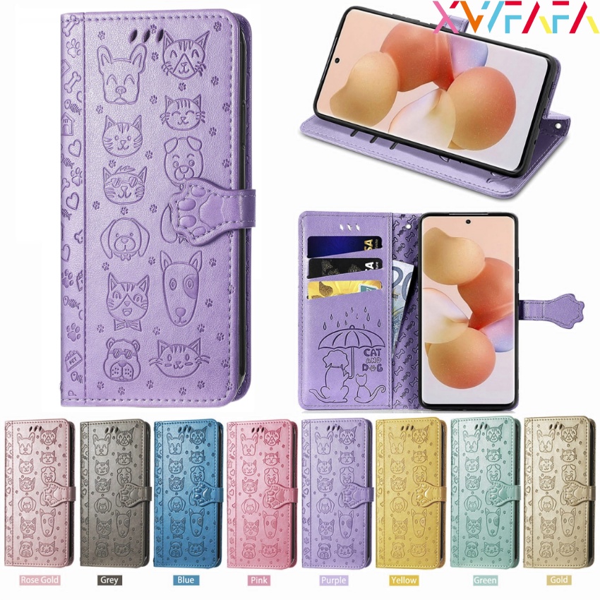 Ốp Điện Thoại Da Gập Hoạt Hình Cho Samsung S23 S23Ulita S23 + S22 S22 + S22Ultra