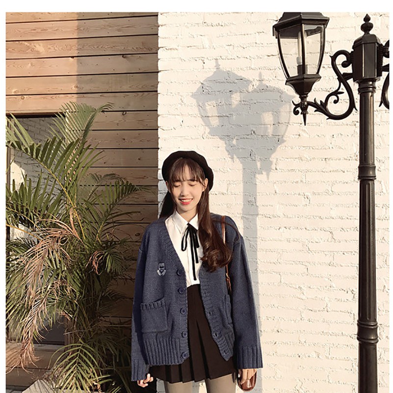 [ ORDER ] Áo khoác len Cardigan Ulzzang