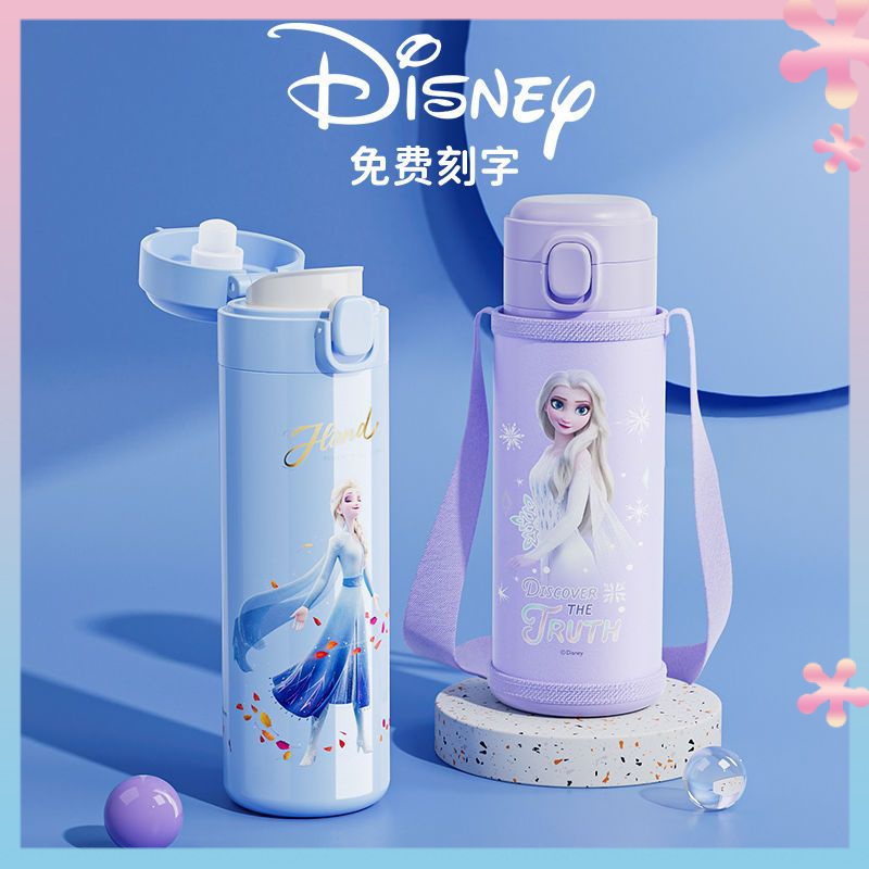 Bình Nước Giữ Nhiệt In Hình Công Chúa Băng Giá Disney Đáng Yêu Dành Cho Bé Gái 316