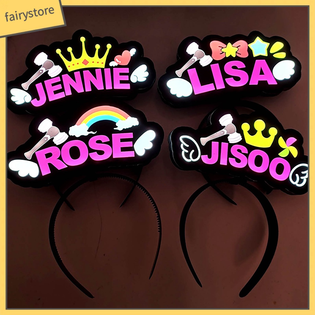 [Fairy1] Băng Đô Màu Đen Bằng Acrylic Chống Trượt Có Thể Tháo Rời Hỗ Trợ Quạt