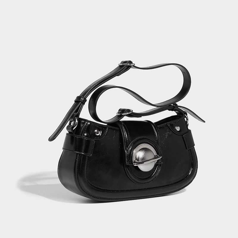 Mischa Túi Đeo Vai Bằng Da PU Chất Lượng Cao Thời Trang Phong Cách niche Cổ Điển