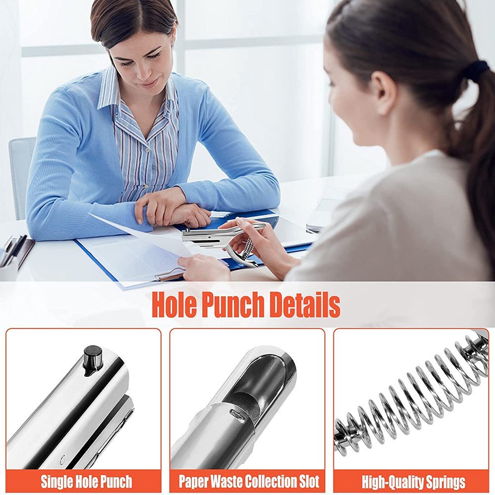 Kìm Bấm Lỗ Tròn Bằng Kim Loại 3mm / 6mm Cho Thẻ ID / Huy Hiệu