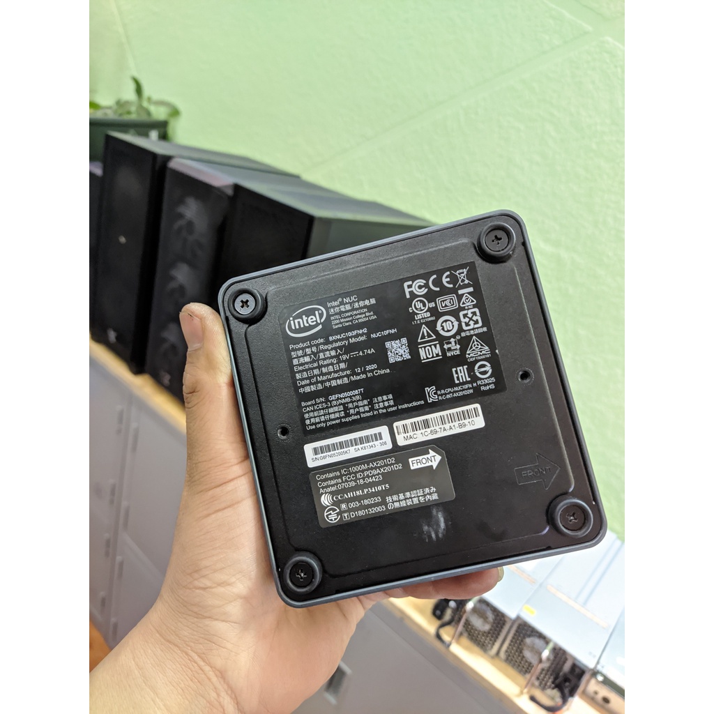 Máy tính Tiny siêu nhỏ trong lòng bàn tay Intel NUC, CPU Intel Core i3 thế hệ 10 Ram 8Gb SSD 256Gb | BigBuy360 - bigbuy360.vn