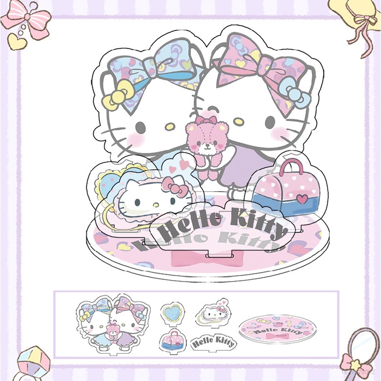 SANRIO Giá Đỡ Đồ trang trí Nhân Vật Kuromi Melody KT Cinnamoroll Dễ Thương Dùng Trang Trí