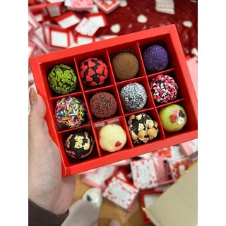 [Hoả tốc] Socola Valentine, Socola tươi Truffle 12v tặng bạn nữ, bạn trai 14/2
