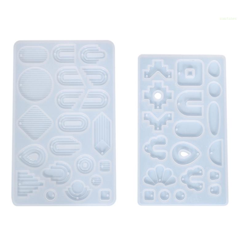 Khuôn Silicon Làm Mặt Trang Sức Bông Tai DIY Cho Nữ