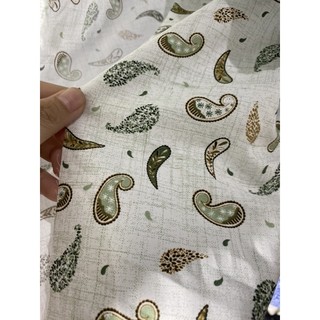 Vải linen hoa - vải linen may váy hoa - vải linin may sơ mi