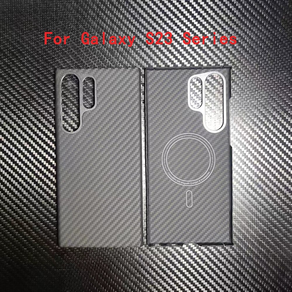 Ốp Điện Thoại Sợi carbon Mỏng Cho Samsung Galaxy S22 S 23 Ultra S23 plus / S22