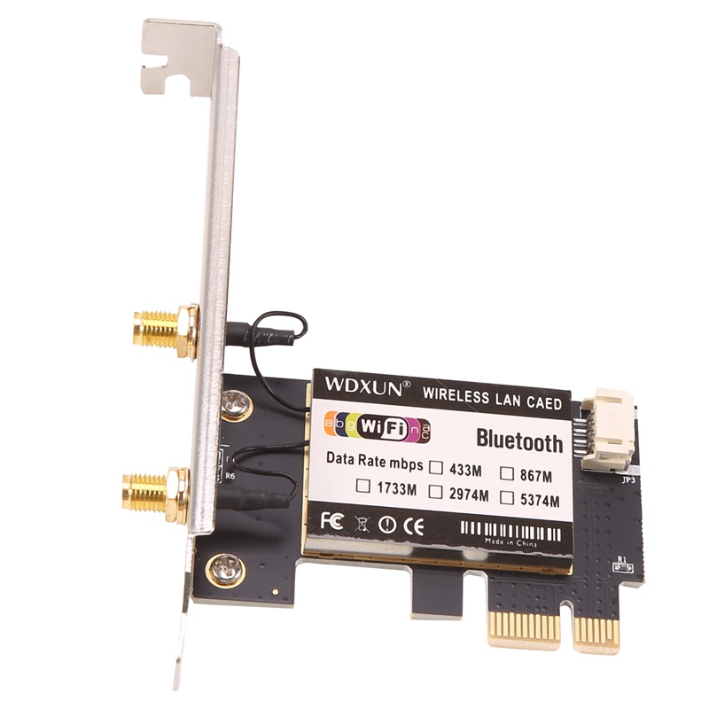 Thẻ WIFI Băng Tần Kép 7260AC 2.4G / 5G 7260NGW 867 Mbps AC-7260 WLAN PCI Express Kết Nối Bluetooth 4.0