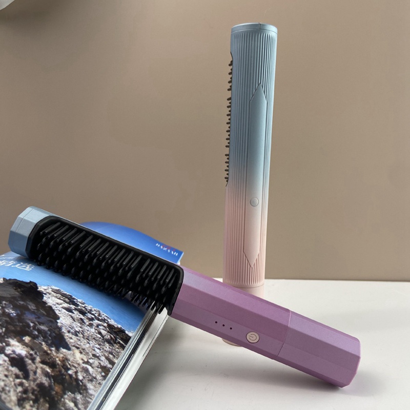 Máy Uốn Và Duỗi Tóc 2 Trong 1 Cổng USB Nhanh Chóng Cho Salon