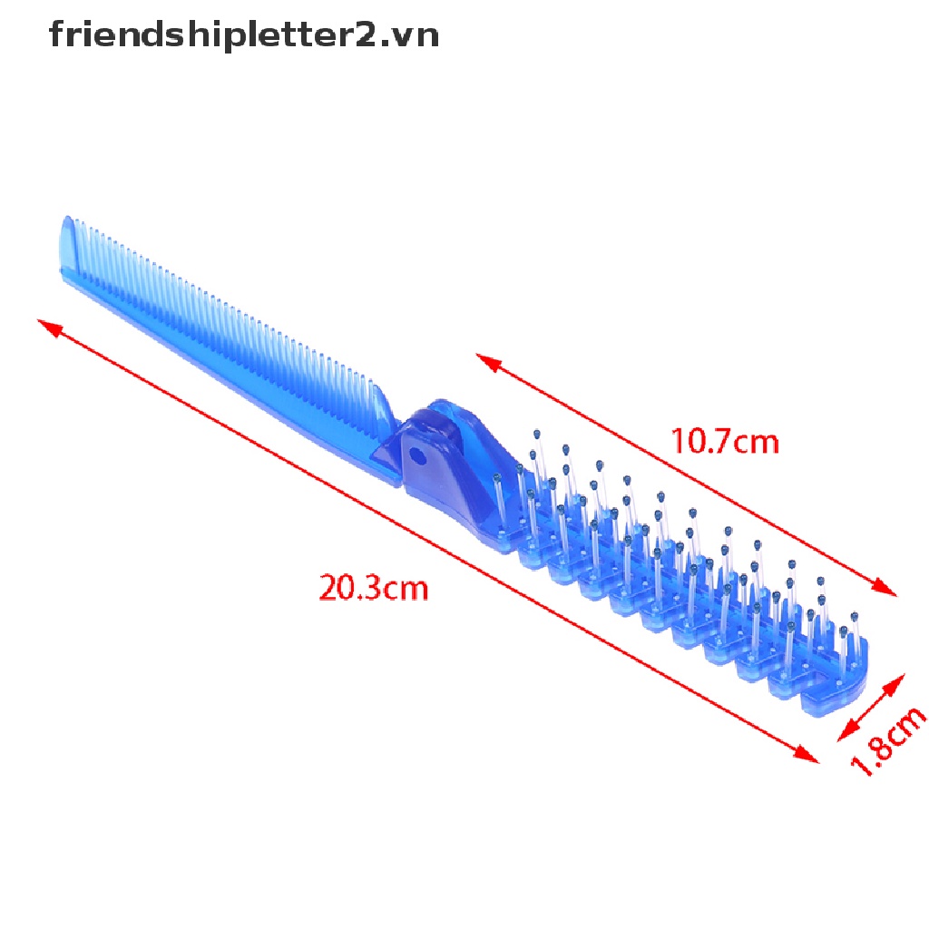 Lược Nhựa Chống Tĩnh Điện Có Thể Gấp Gọn Tiện Lợi