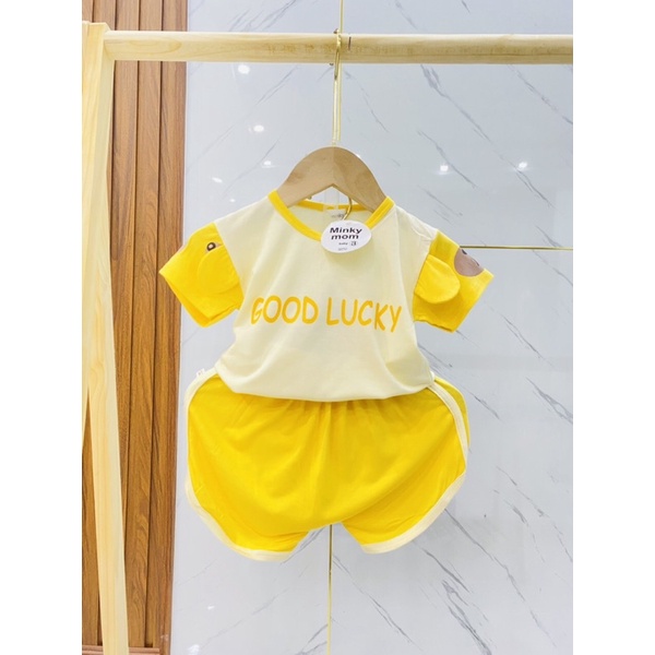 Bộ thun lạnh min ky mom cho bé 5-18kg