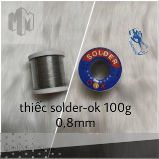 Thiếc hàn solder-ok 100g 0,8mm