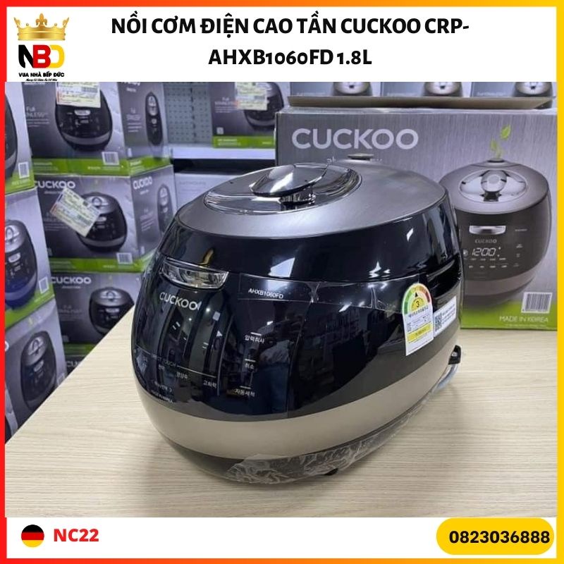 NỒI CƠM ĐIỆN CAO TẦN CUCKOO CRP-AHXB1060FD 1.8L