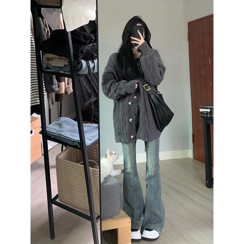 Quần Lưng Cao Ôm Dáng Thời Trang retro Mỹ