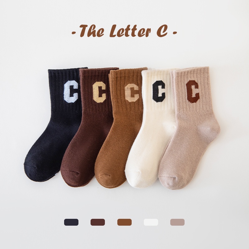 LJMOFA Set 5 Đôi Vớ Cotton Thoải Mái Cho Bé Từ 1-12 Tuổi