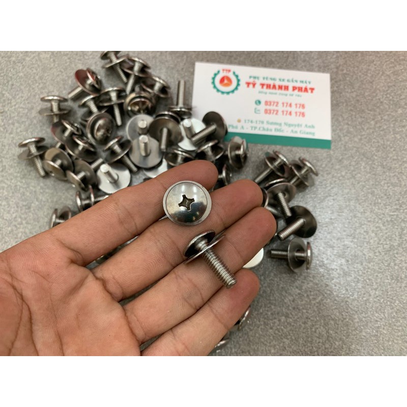 Ốc 6 ly 2 phân inox bake