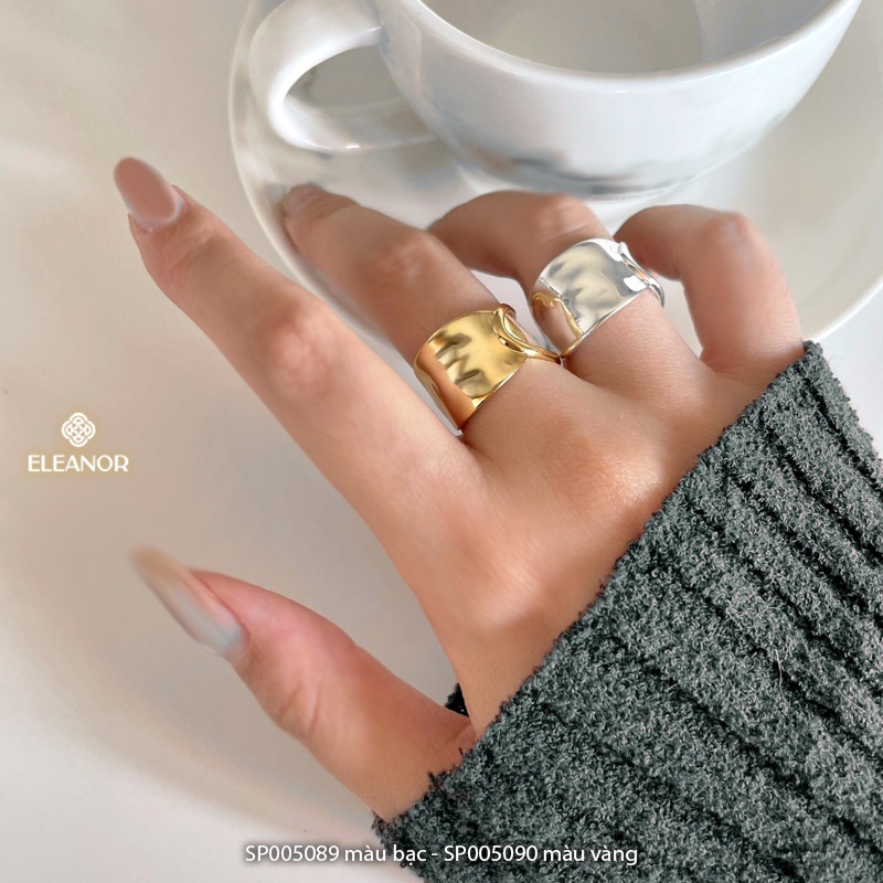 Nhẫn nữ hở Eleanor Accessories phong cách basic phụ kiện trang sức thanh lịch 5089