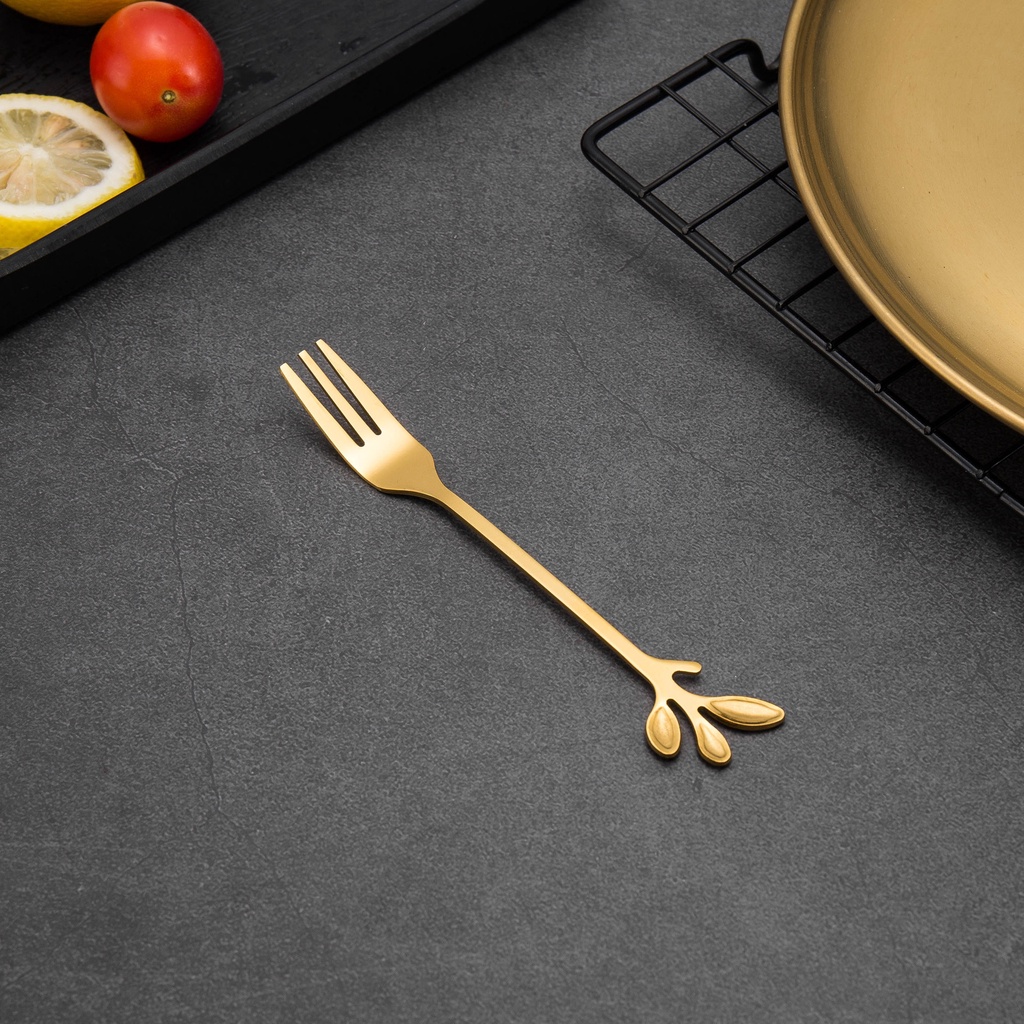 Thìa Dĩa phong cách hoàng gia chuyên dụng cho ăn kem/uống cà phê