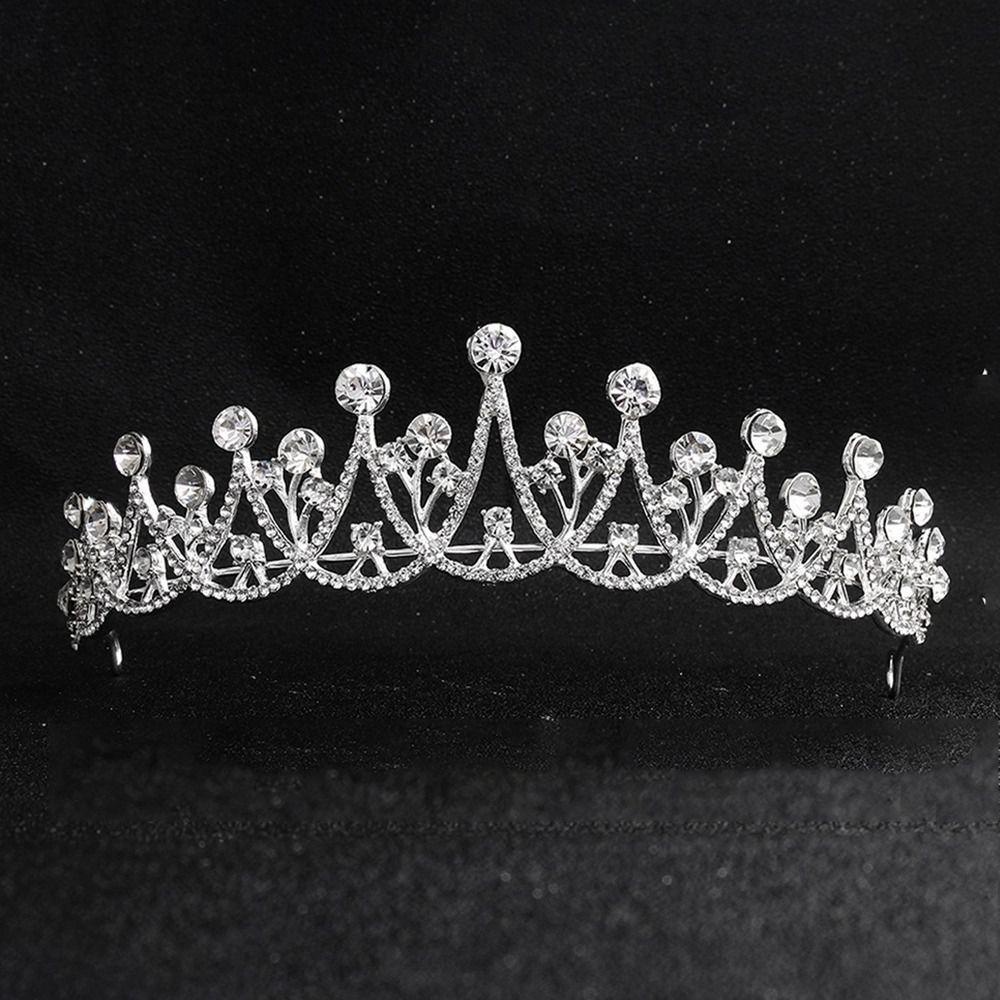 MAXG Lược Cài Tóc Đính Đá Lấp Lánh Cho Cô Dâu