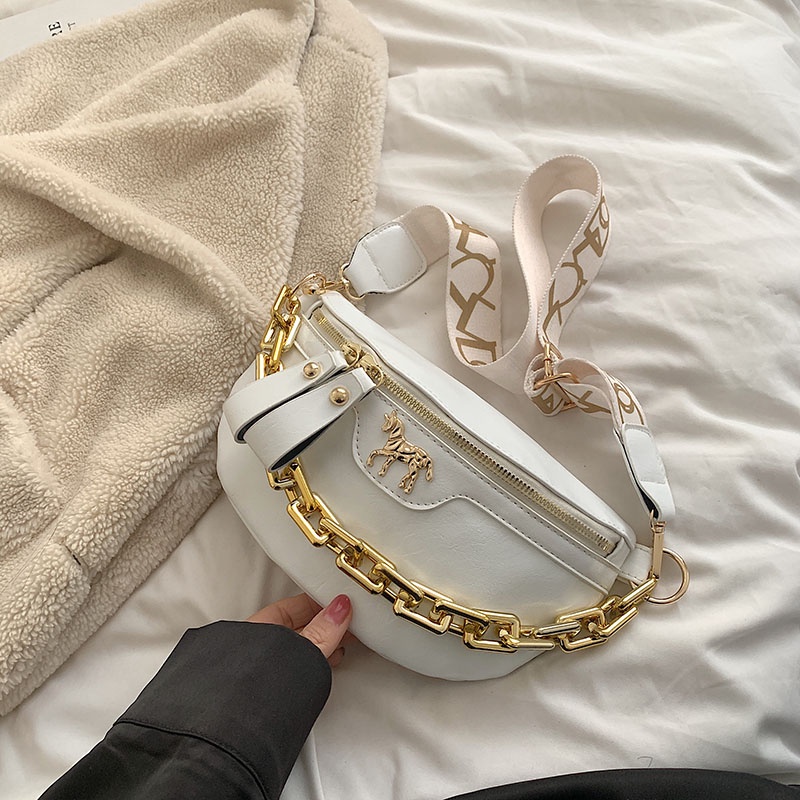 Túi Đeo Chéo Có Khóa Kéo Thời Trang Hàn Quốc Chất Lượng Cao