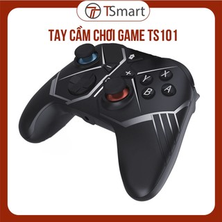 Tay cầm chơi game không dây analog xoay 360 TS101 full skill, tay cầm bluetooth chơi game fo4 cao cấp, game pad