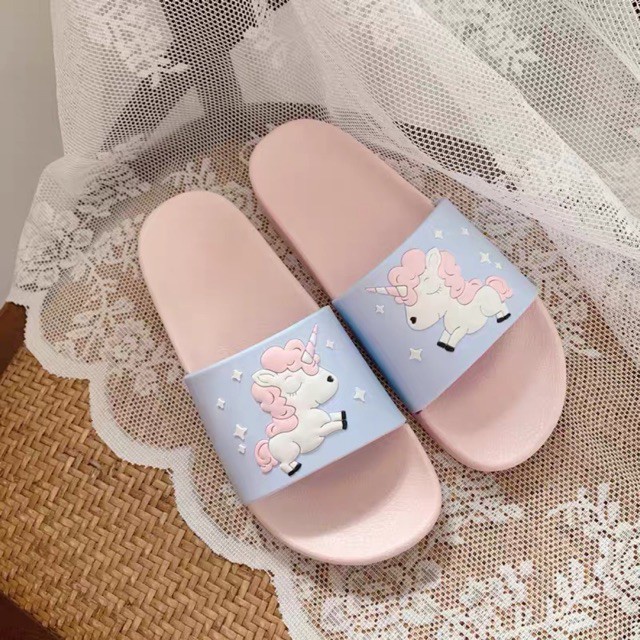 [ORDER] Dép kỳ lân màu pastel cute