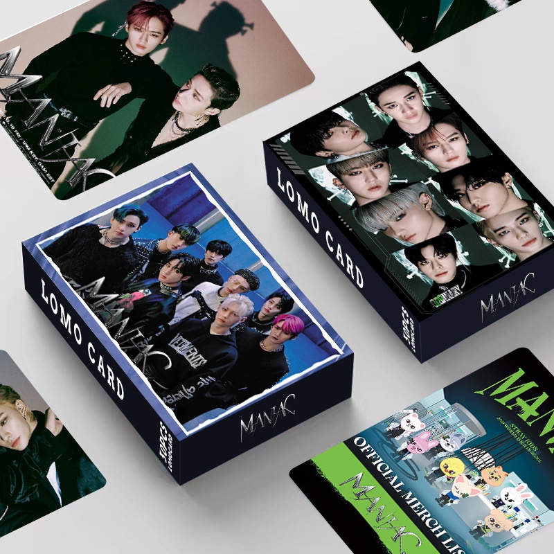 Hộp ảnh lomo card hai mặt NEW JEANS LESSERAFIM Album STRAY IVE NMIXX KEP1ER THE BOYZ ITZY TXT