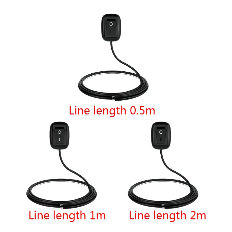 Công Tắc ON-Off Có Dây Đèn LED 12V Dài 0 5m 1m 2m Cho Xe Hơi / Tàu Thuyền