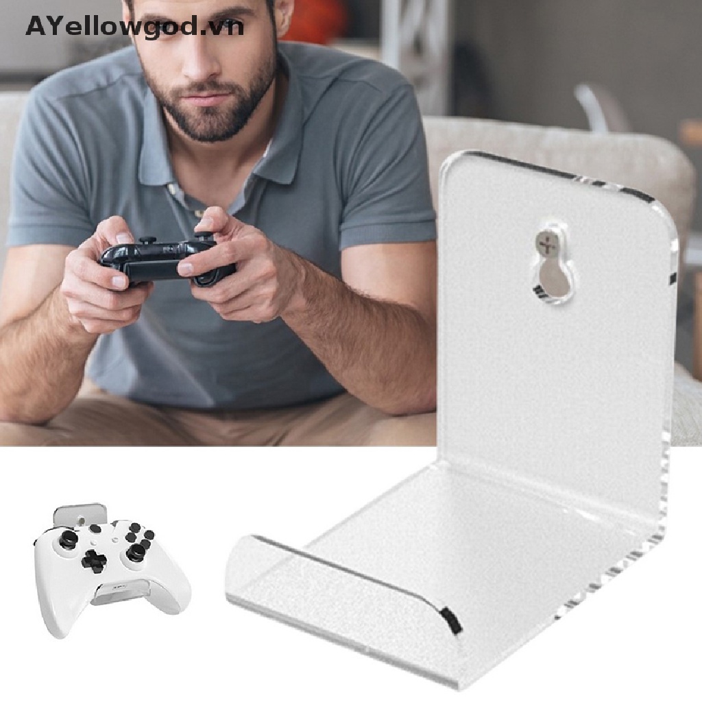 Giá Đỡ Tay Cầm Chơi Game PS4 Xbox Gắn Tường Bằng Acrylic Tiết Kiệm Không Gian
