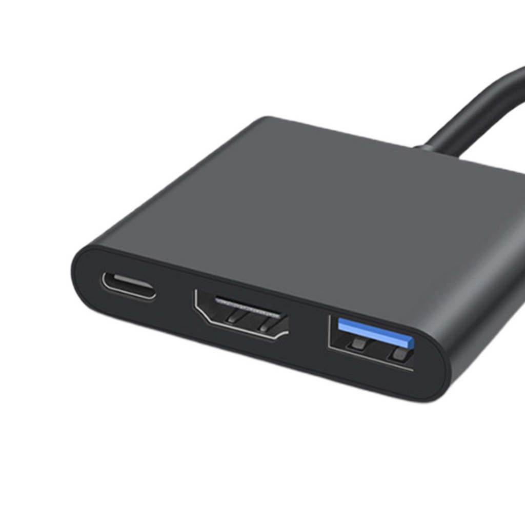 Bộ Chuyển Đổi Tín Hiệu Video USB-C Sang HDMI-C 3 Trong 1 4K 1080P Tốc Độ Cao Chuyên Nghiệp