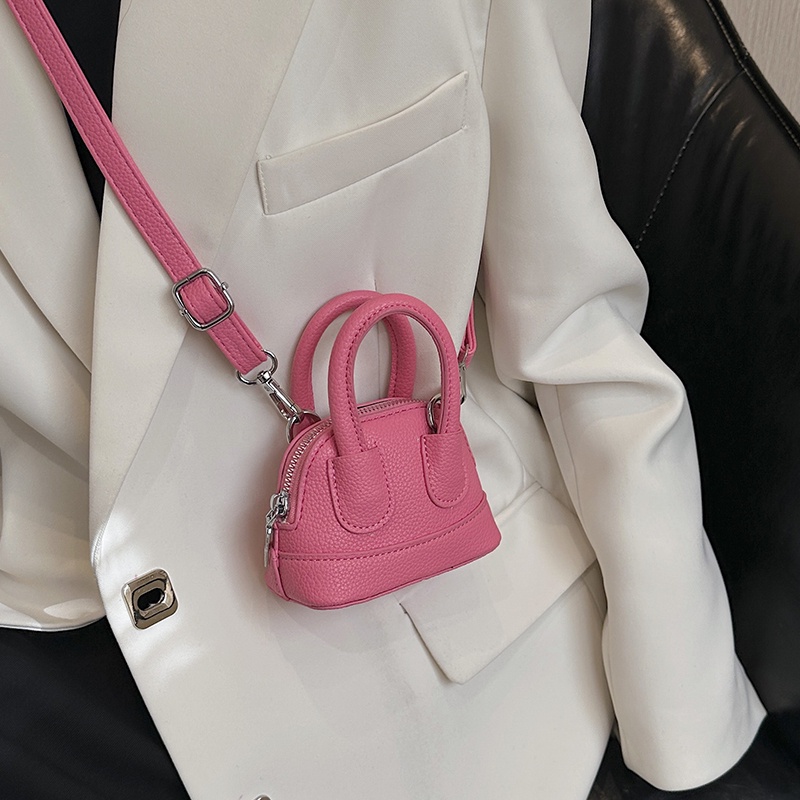 Túi Đeo Chéo mini Màu Trơn Đơn Giản Thời Trang Cho Nữ