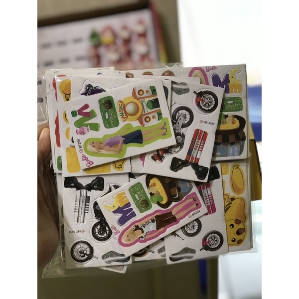 Bộ thẻ giấy ráp hình 3D