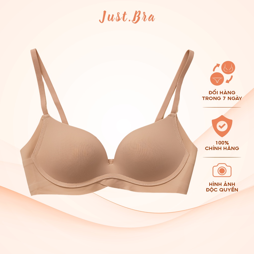 Áo ngực nữ basic Just Bra thiết kế không gọng, mút mỏng nhẹ AB389